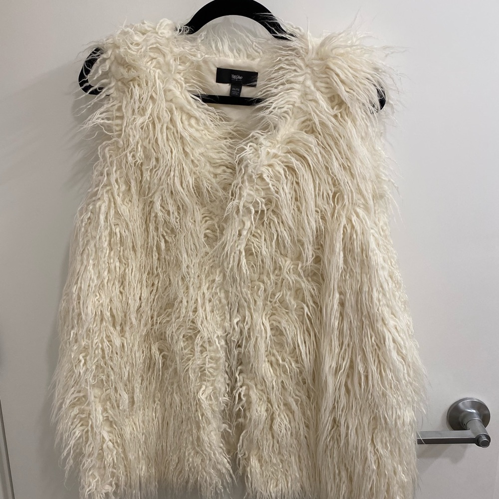 Mossimo Mongolian Fur Vest